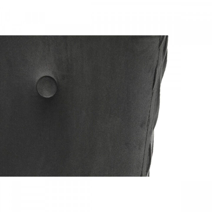 Siège DKD Home Decor Naturel Gris foncé Polyester Bois 66 x 67 x 92 cm