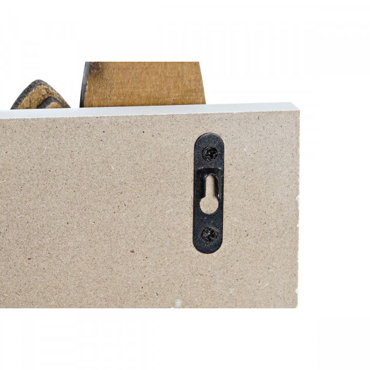 Appendiabiti da parete DKD Home Decor Legno Case Città 40 x 4 x 17 cm