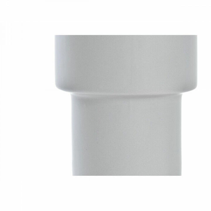 Vase DKD Home Decor Porcelain Grey Blue (16 x 11 x 30 cm) (2 Units)