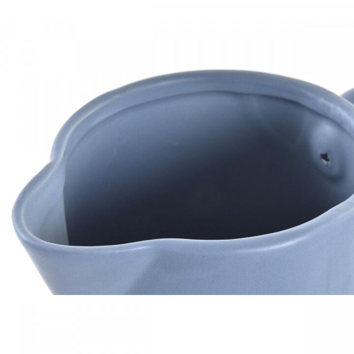 Jarrón DKD Home Decor Porcelana Gris Azul (16 x 11 x 30 cm) (2 Unidades)