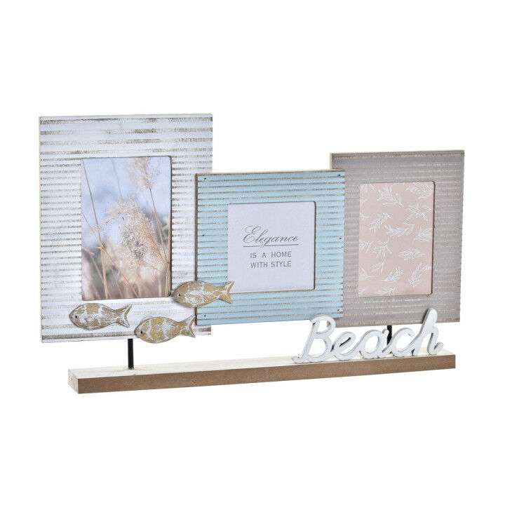 Cadre photo DKD Home Decor Beach Marin 43 x 5 x 27 cm