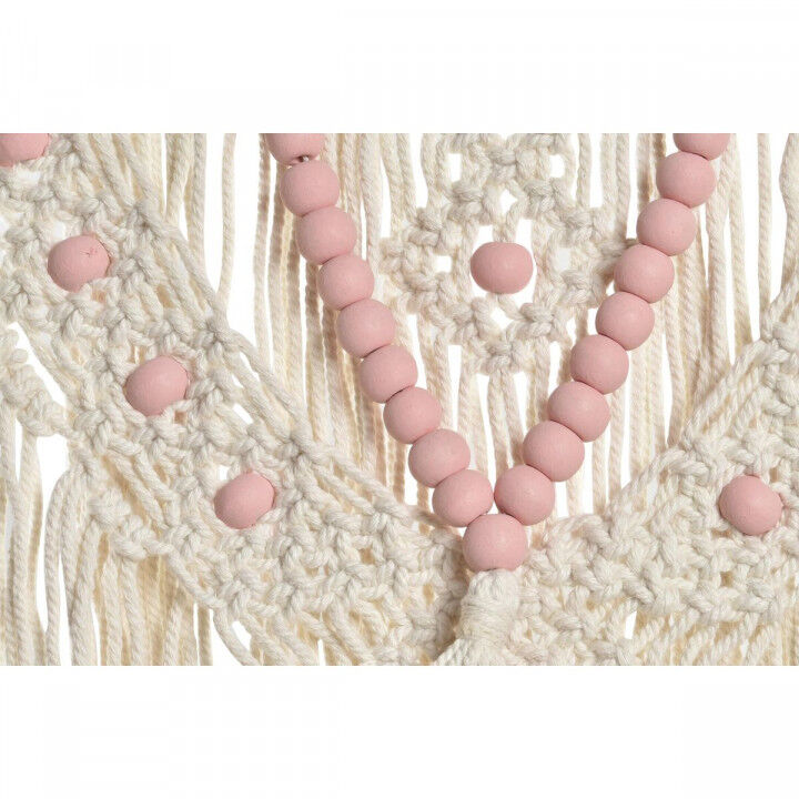 Wanddekoration DKD Home Decor 70 x 3 x 85 cm Blau Rosa Creme (2 Stück)