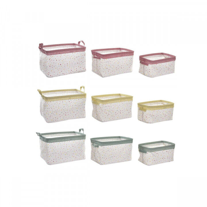 Basket set DKD Home Decor 35 x 21 x 20 cm