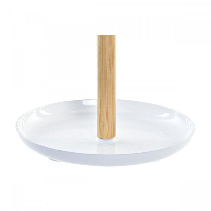 Mirror DKD Home Decor White Natural Bamboo Aluminium polystyrene 17 x 17 x 31 cm