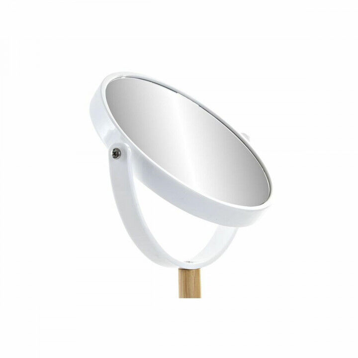 Mirror DKD Home Decor White Natural Bamboo Aluminium polystyrene 17 x 17 x 31 cm