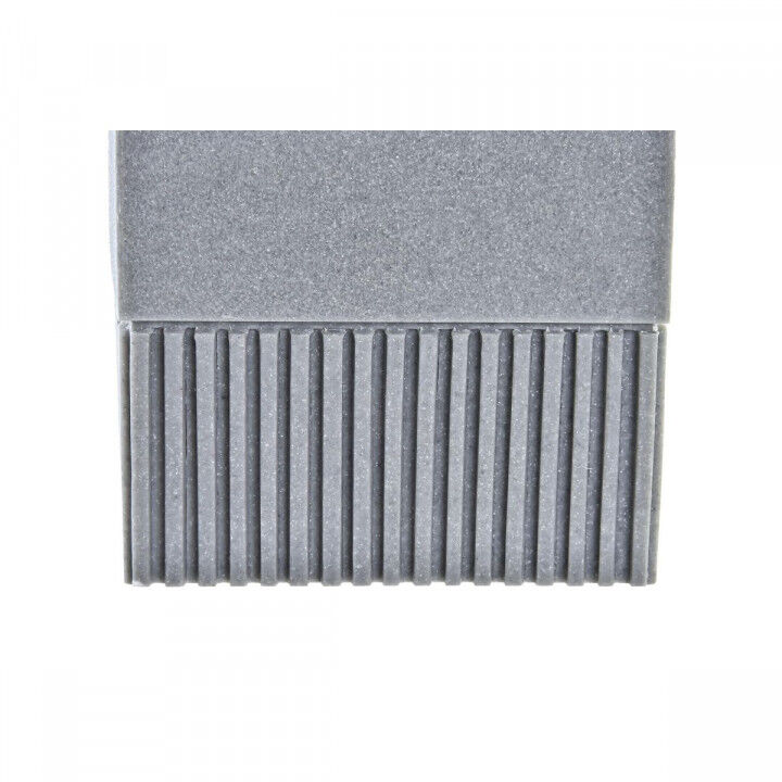 Seifenspender DKD Home Decor Grau Silberfarben Harz Polypropylen