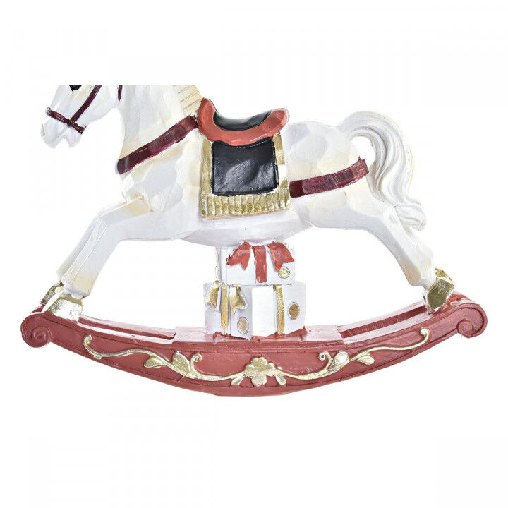Décorations de Noël DKD Home Decor Cheval Résine (14 x 4 x 11 cm) (2 Unités)