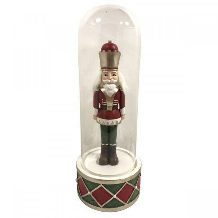 Kerstversiering DKD Home Decor Kristal Hars Notenkraker (10 x 10 x 26 cm) (2 Stuks)