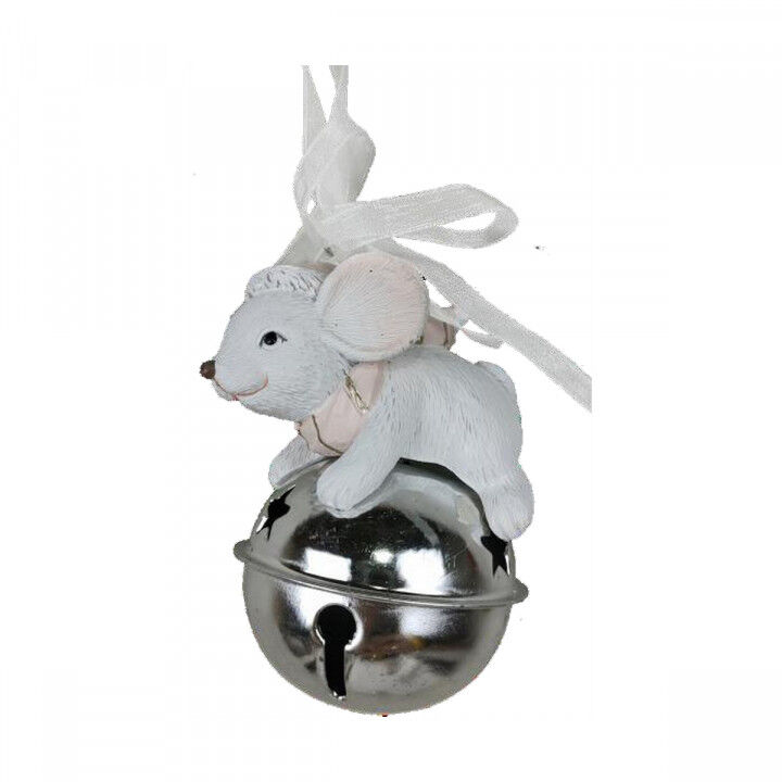 Decorazione Natalizia DKD Home Decor Mouse Resina (7 x 4,5 x 9 cm) (6 Unità)