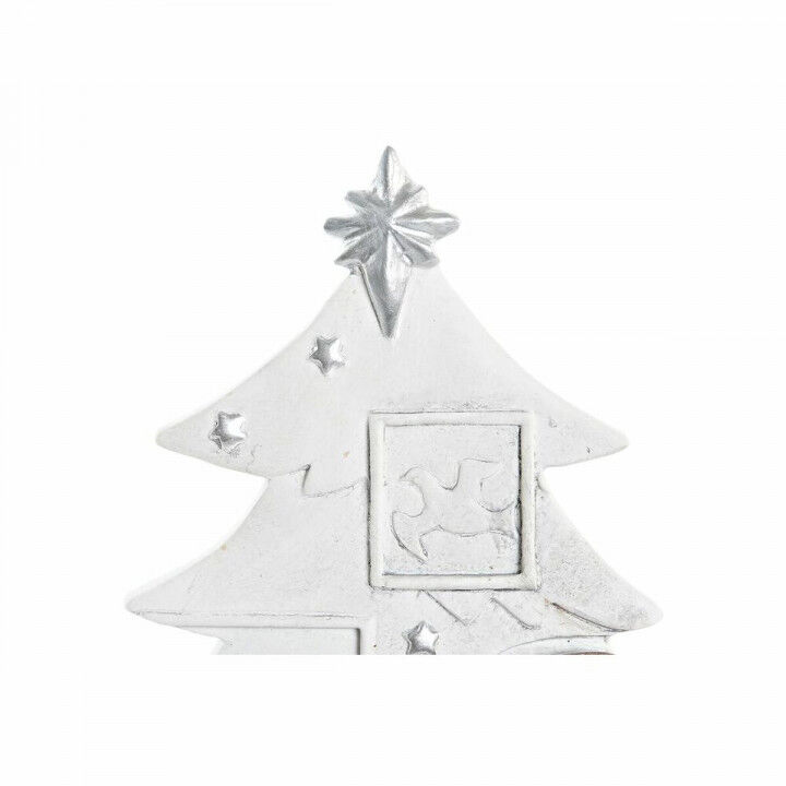 Kerststal set DKD Home Decor Ziverachtig Bruin Wit Hars (13,6 x 5,2 x 15,9 cm)