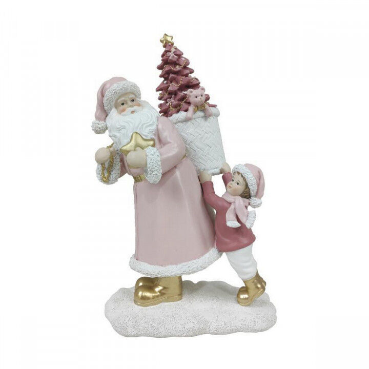 Decorazione Natalizia DKD Home Decor Resina Babbo Natale (2 Unità) (12 x 9 x 19 cm)