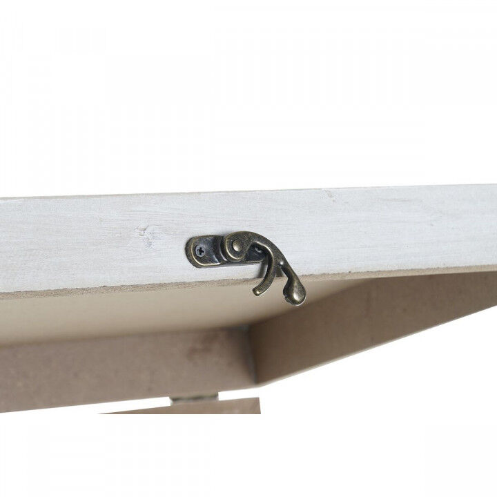 Scatola Decorativa DKD Home Decor Bianco Nero Dorato Legno MDF Moderno Vaso (2 Unità)