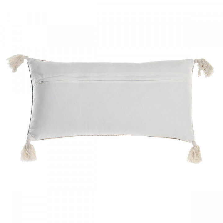 Cojín DKD Home Decor 60 x 10 x 30 cm Beige Azul Árabe Flecos