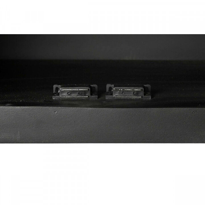 Meubles de télévision DKD Home Decor Noir Rotin Bois de manguier (145,5 x 40,5 x 60 cm)