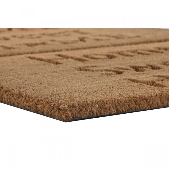 Fußmatte DKD Home Decor Braun Gummi Coco (75 x 45 x 2,3 cm) (2 Stück)