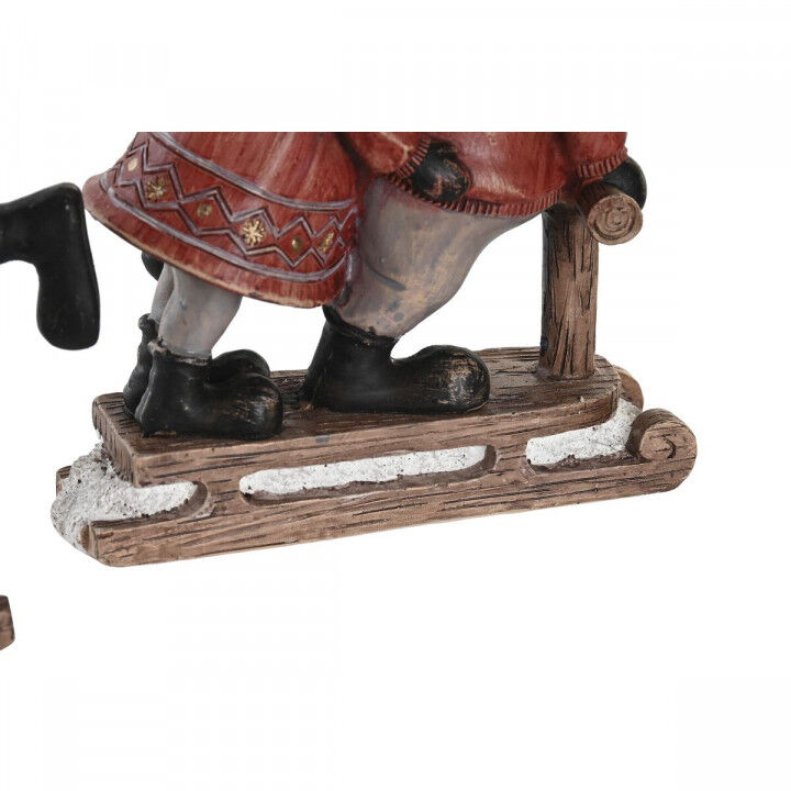 Weihnachtsschmuck DKD Home Decor Harz Rentier (13 x 6 x 18 cm) (4 Stück)