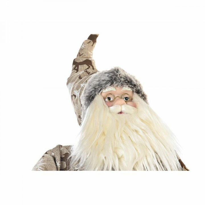 Decorazione Natalizia DKD Home Decor Rosso Grigio Legno Babbo Natale 42 x 22 x 48 cm