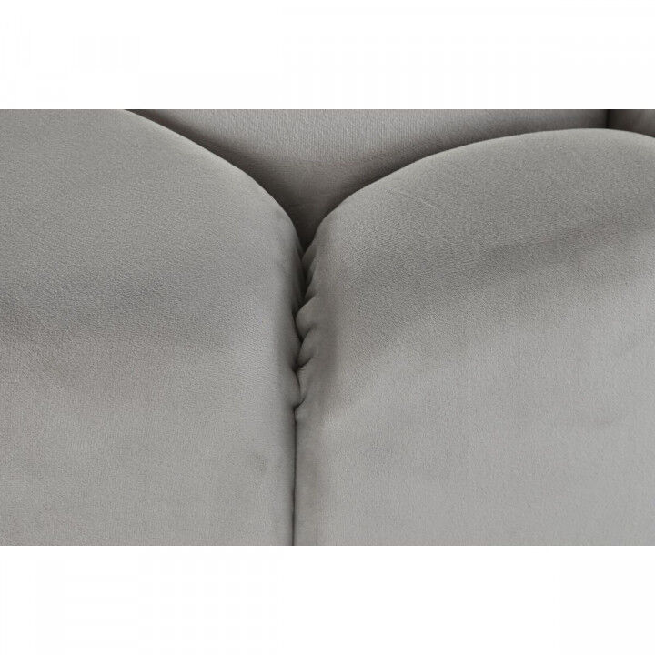 Voetensteun DKD Home Decor Beige Polyester Hout MDF (86 x 86 x 48 cm)