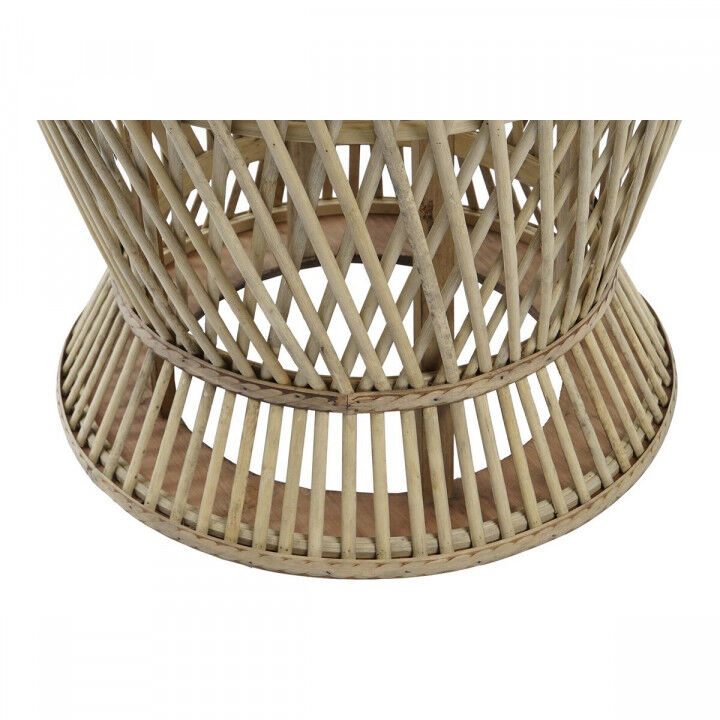 Bijzettafel DKD Home Decor Lichtbruin Bamboe 60 x 60 x 52 cm