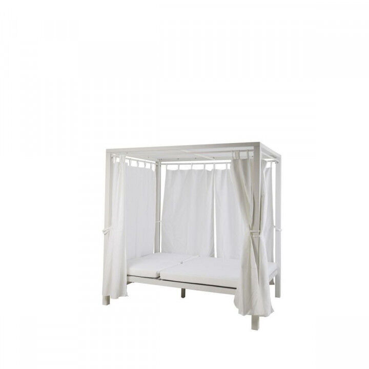 Tuinbed DKD Home Decor Wit Aluminium (148 x 188 x 205 cm)