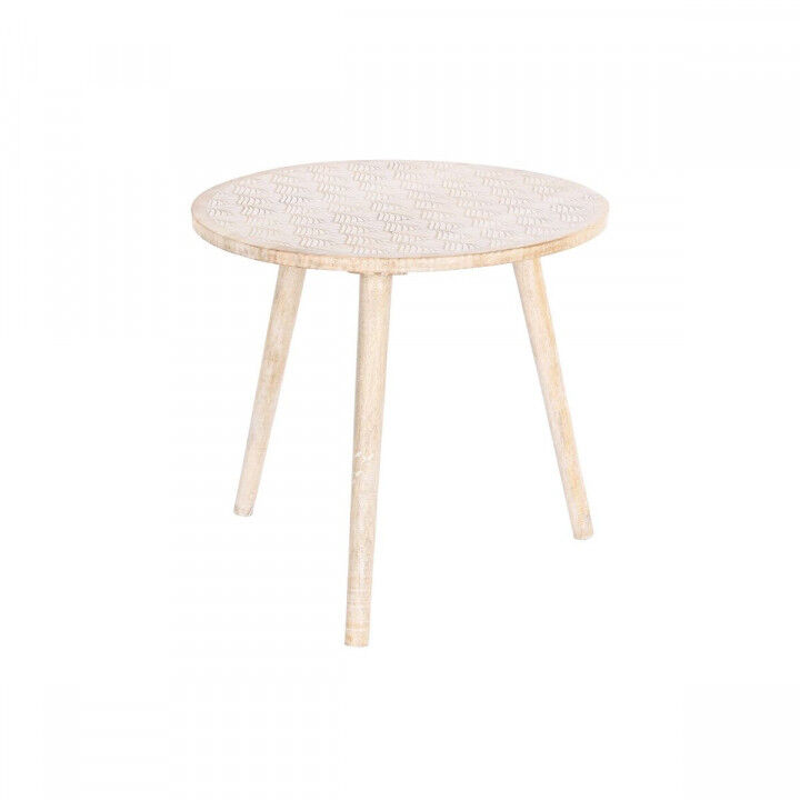 Bijzettafel DKD Home Decor Bruin Mangohout (50,5 x 50,5 x 47,5 cm)