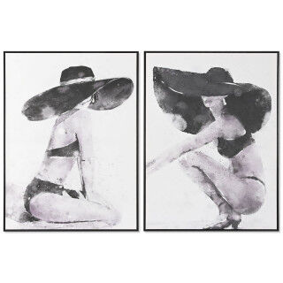 Leinwand DKD Home Decor polystyrol Leinwand 90 x 4 x 120 cm