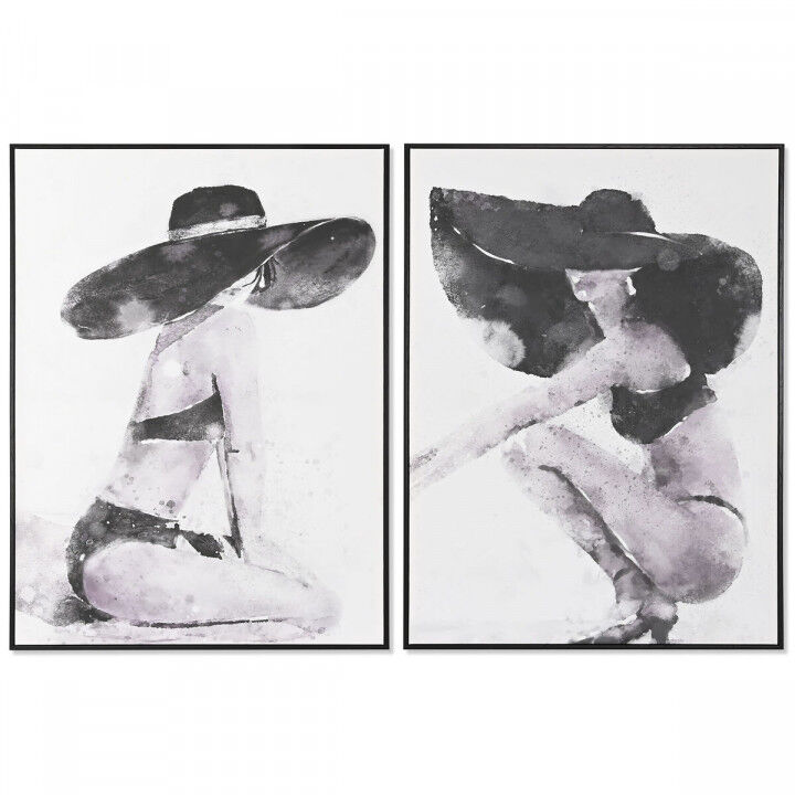 Leinwand DKD Home Decor polystyrol Leinwand 90 x 4 x 120 cm