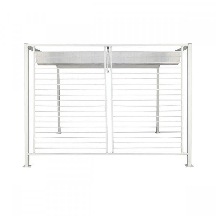 Pergola DKD Home Decor Bianco 296 x 296 x 225 cm Acciaio