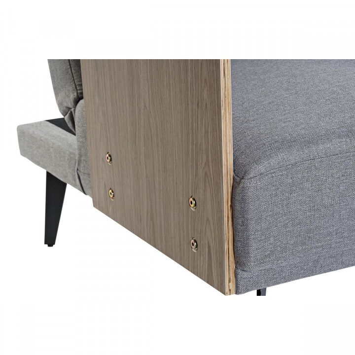 Slaapbank DKD Home Decor Bruin Grijs Metaal Stads 203 x 87 x 81 cm