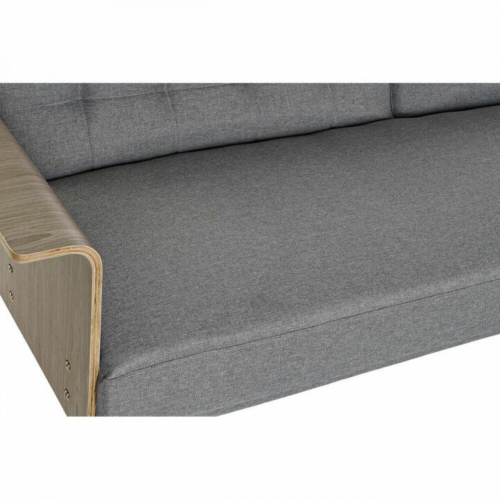 Sofá Cama DKD Home Decor Marrón Gris Metal Urbano 203 x 87 x 81 cm