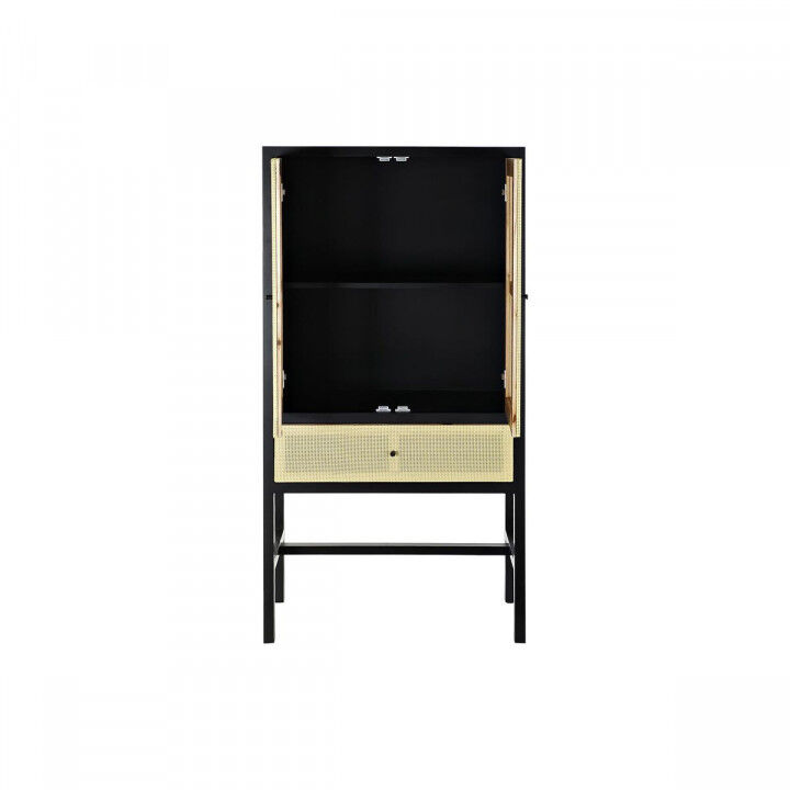 Kast DKD Home Decor 80 x 38 x 160 cm Spar Natuurlijk Zwart