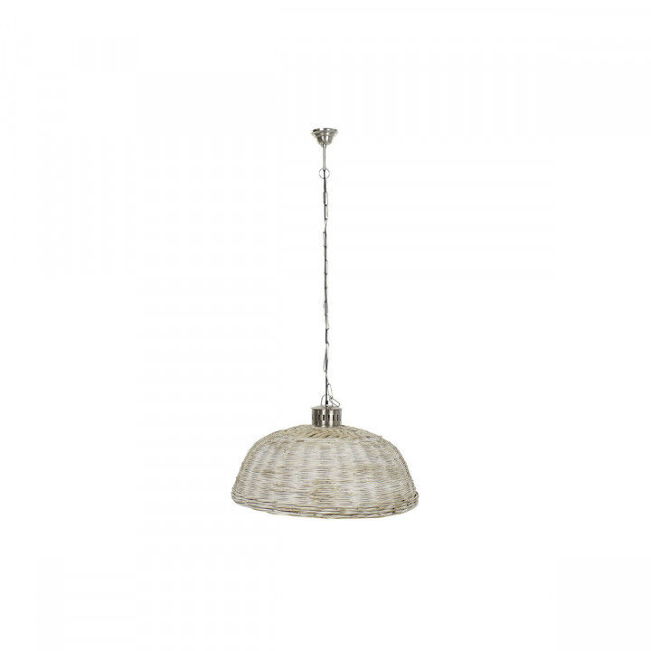Plafondlamp DKD Home Decor Zilverkleurig Natuurlijk Metaal 50 W 80 x 80 x 47 cm