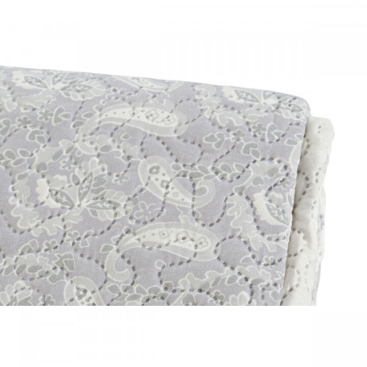 Steppdecke DKD Home Decor Beige Grau King size 270 x 270 x 1 cm