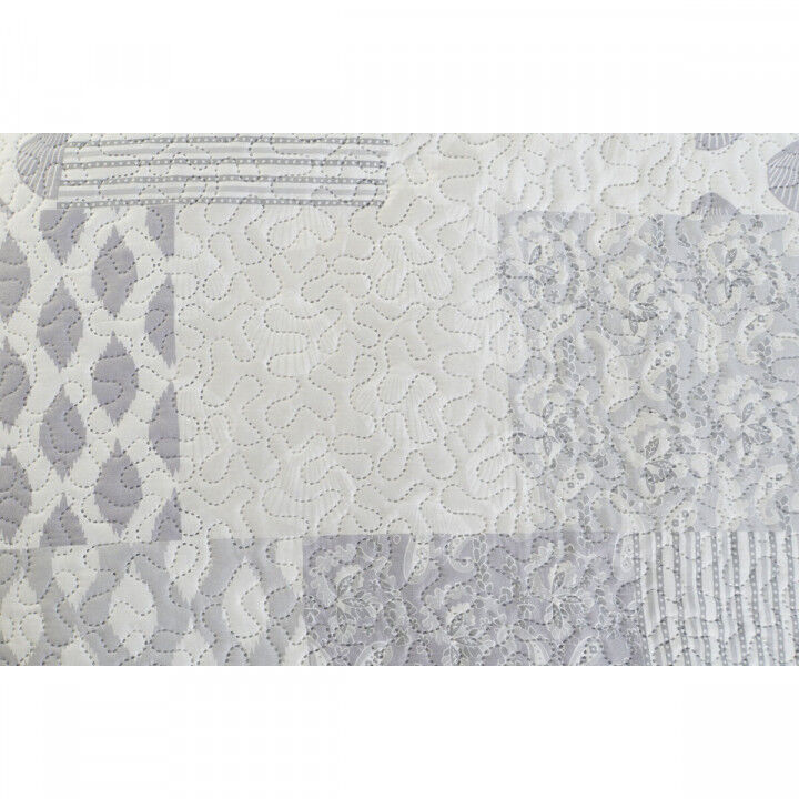 Steppdecke DKD Home Decor Beige Grau King size 270 x 270 x 1 cm