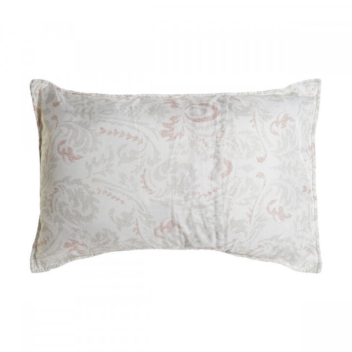 Cuscino DKD Home Decor Bianco Poliestere Floreale 60 x 10 x 40 cm
