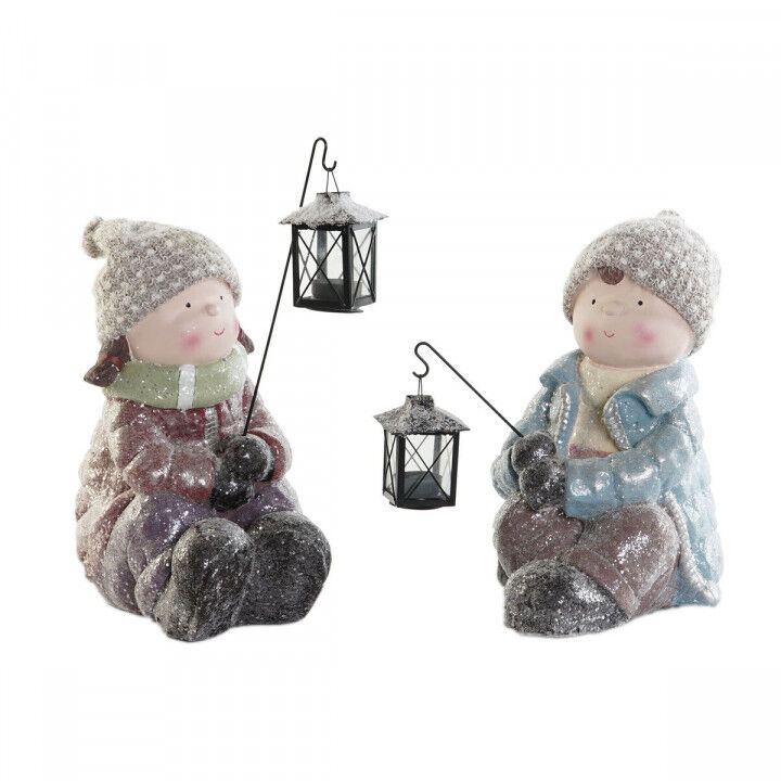 Weihnachtsschmuck DKD Home Decor Bunt 29 x 18 x 34 cm (2 Stück)