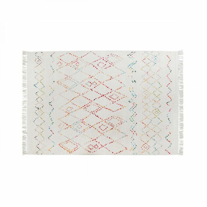 Tappeto DKD Home Decor Bianco Multicolore (120 x 180 x 0,7 cm)