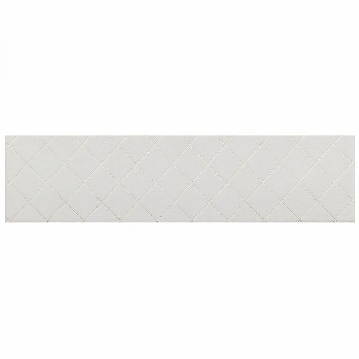 Teppich DKD Home Decor Weiß Rhombusse Moderne (60 x 240 x 2,2 cm)