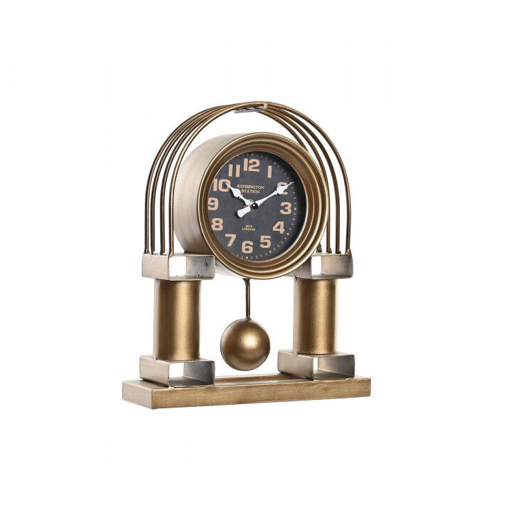Reloj de Mesa DKD Home Decor Negro Dorado Tradicional
