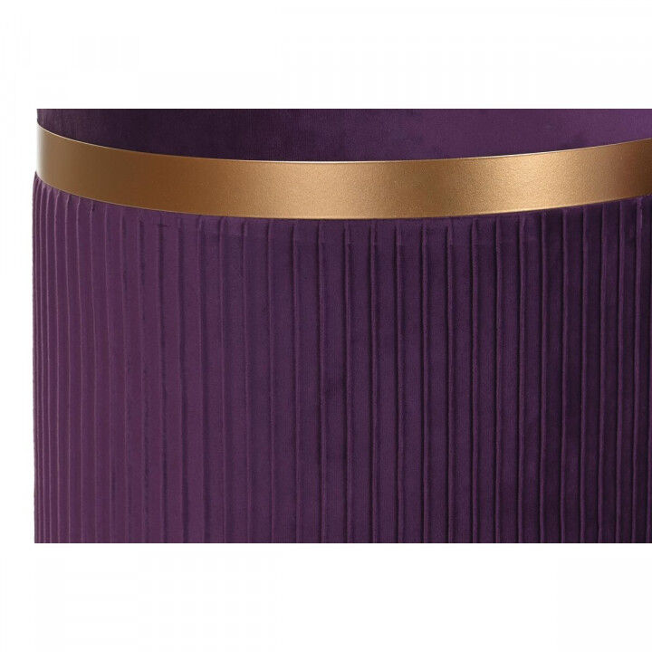 Poggiapiedi DKD Home Decor Poliestere MDF Bordeaux (39 x 39 x 49 cm)