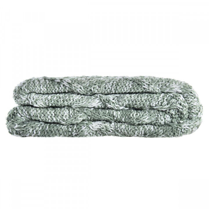 Copriletti DKD Home Decor Verde 150 x 125 x 1 cm (2 Unità)