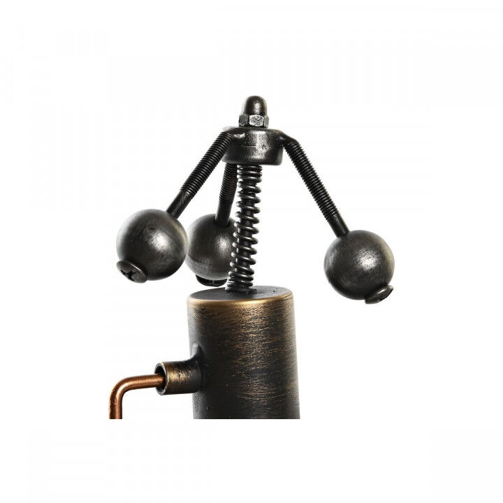 Reloj de Mesa DKD Home Decor Dorado Plateado Vintage (2 Unidades)