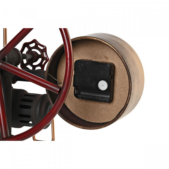 Reloj de Mesa DKD Home Decor Dorado Plateado Vintage (2 Unidades)