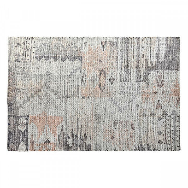 Alfombra DKD Home Decor Poliéster Algodón Multicolor (160 x 230 x 0,7 cm)