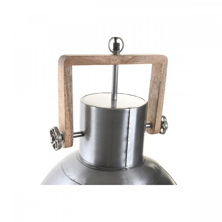 Lampadario DKD Home Decor Marrone Argentato Ferro Legno di mango 50 W 40 x 40 x 47 cm