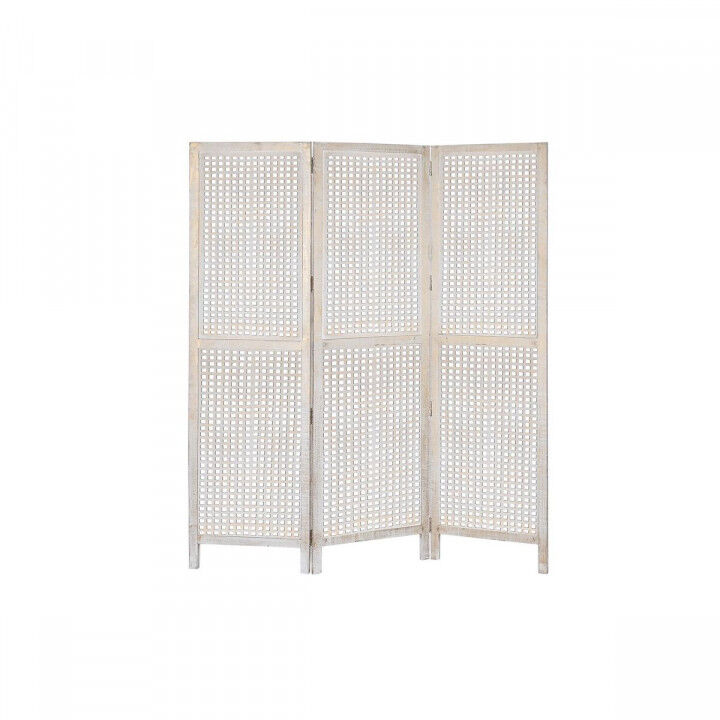 Spanische Wand DKD Home Decor Weiß Mango-Holz Holz MDF 150 x 2 x 180 cm