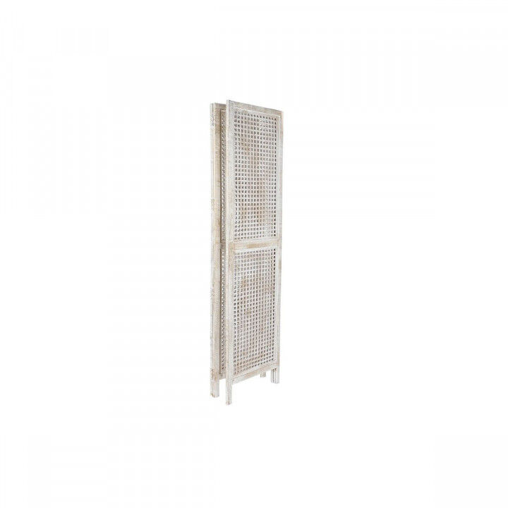 Spanische Wand DKD Home Decor Weiß Mango-Holz Holz MDF 150 x 2 x 180 cm