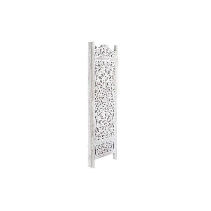 Kamerscherm DKD Home Decor Wit Mangohout Hout MDF 150 x 2 x 180 cm