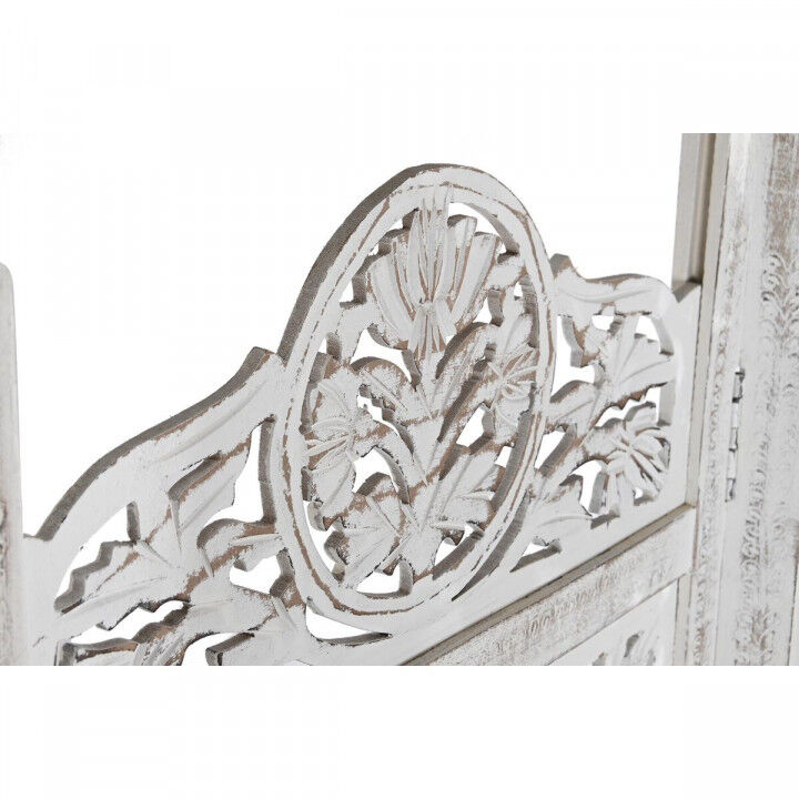 Folding screen DKD Home Decor White Mango wood MDF Wood 150 x 2 x 180 cm