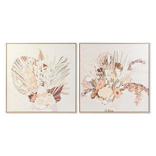 Canvas DKD Home Decor polyestyreen Canvas 100 x 4 x 100 cm